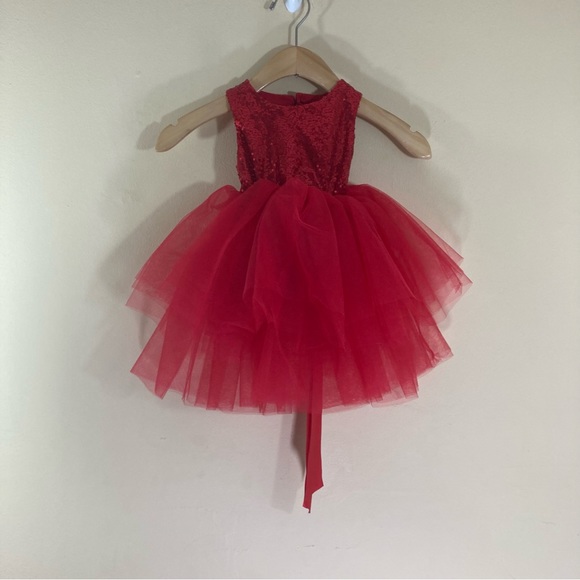 girls red dress - Picture 4 of 5